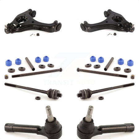 Front Suspension Control Arm And Ball Joint Assembly Steering Tie Rod End Stabilizer Bar Link Kit (8Pc) For Chevrolet Silverado 1500 GMC Sierra Classic KTR-100366 by TOR