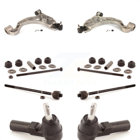 Front Suspension Control Arm And Ball Joint Assembly Steering Tie Rod End Link Kit (8Pc) For Buick LeSabre Cadillac DeVille Park Avenue Pontiac Bonneville Seville Oldsmobile Aurora Riviera KTR-100370 by TOR