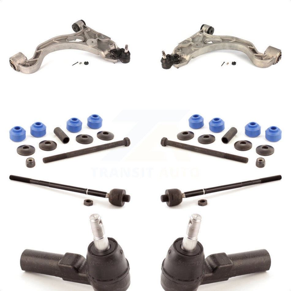 Front Suspension Control Arm And Ball Joint Assembly Steering Tie Rod End Link Kit (8Pc) For Buick LeSabre Cadillac DeVille Park Avenue Pontiac Bonneville Seville Oldsmobile Aurora Riviera KTR-100373 by TOR