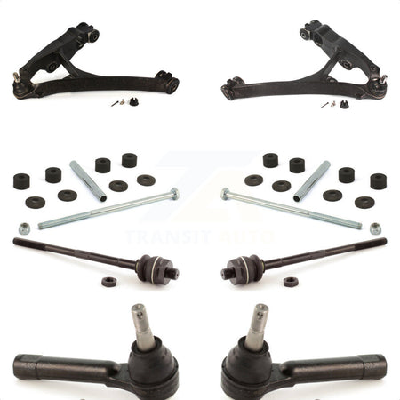 Front Suspension Control Arm And Ball Joint Assembly Tie Rod End Link Kit (8Pc) For Chevrolet Silverado 1500 GMC Tahoe Sierra Suburban Yukon Avalanche XL Cadillac Classic Escalade ESV EXT KTR-100389 by TOR