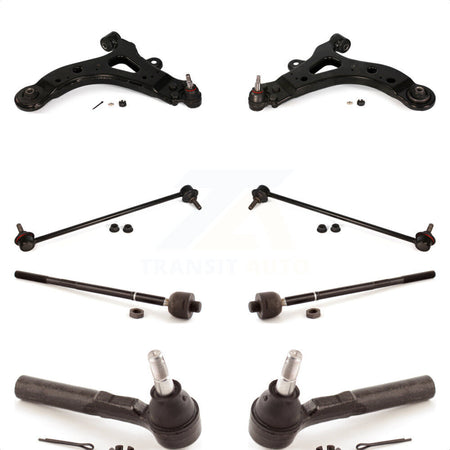 Front Suspension Control Arm And Ball Joint Assembly Steering Tie Rod End Sway Link Kit (8Pc) For Chevrolet Uplander Pontiac Montana Buick Terraza Saturn Relay Without Bar Mounting Tab KTR-100421 by TOR