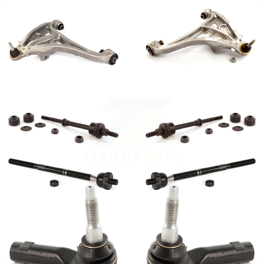 Front Suspension Control Arm And Ball Joint Assembly Steering Tie Rod End Stabilizer Bar Link Kit (8Pc) For Ford F-150 Lincoln Mark LT 4WD KTR-100440 by TOR