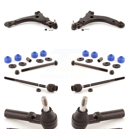 Front Suspension Control Arm And Ball Joint Tie Rod End Link Kit (8Pc) For Chevrolet Impala Buick Century Pontiac Grand Prix LaCrosse Monte Carlo Limited Regal Oldsmobile Intrigue Allure KTR-100445 by TOR