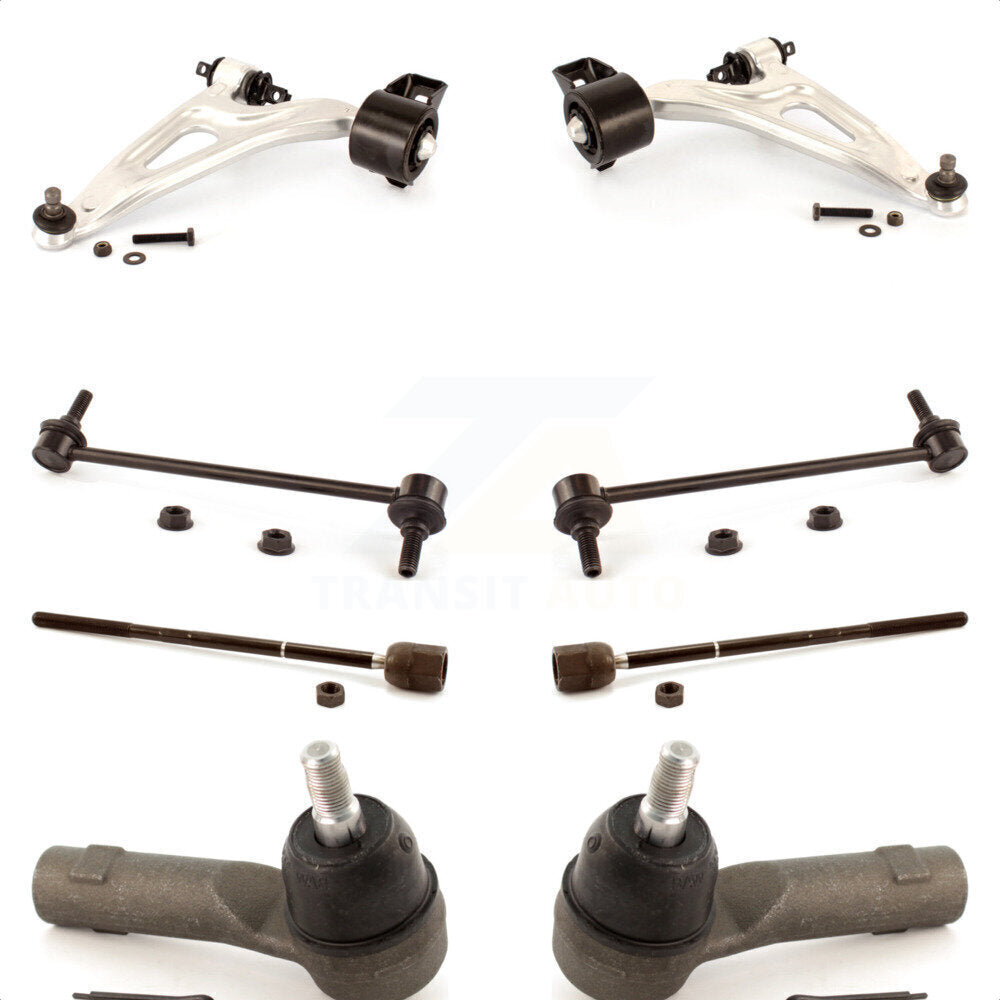 Front Suspension Control Arm And Ball Joint Assembly Steering Tie Rod End Stabilizer Bar Link Kit (8Pc) For 2004-2007 Ford Freestar Mercury Monterey KTR-100453 by TOR