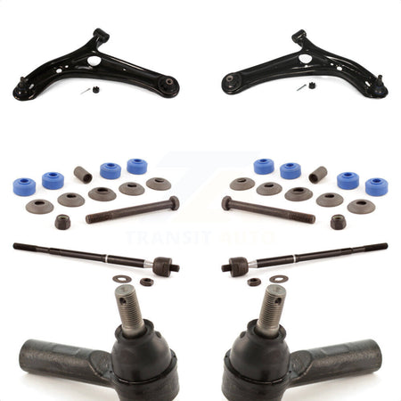 Front Suspension Control Arm And Ball Joint Assembly Steering Tie Rod End Stabilizer Bar Link Kit (8Pc) For 2004-2005 Toyota Echo Power steering system KTR-100454 by TOR