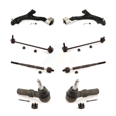 Front Suspension Control Arm And Ball Joint Assembly Steering Tie Rod End Stabilizer Bar Link Kit (8Pc) For Saturn Vue Chevrolet Equinox Pontiac Torrent KTR-100469 by TOR