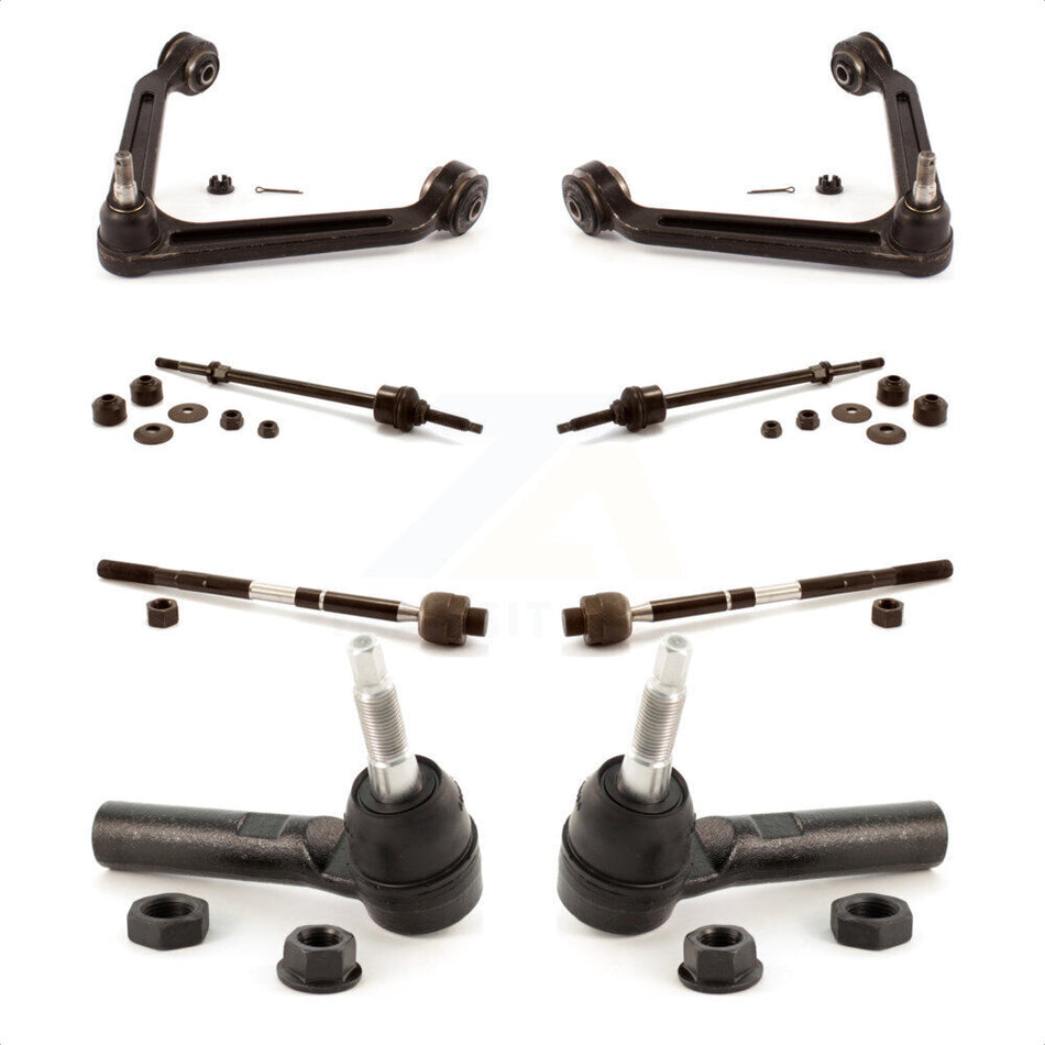 Front Suspension Control Arm And Ball Joint Assembly Steering Tie Rod End Stabilizer Bar Link Kit For 2002-2005 Dodge Ram 1500 4WD KTR-100506 by TOR