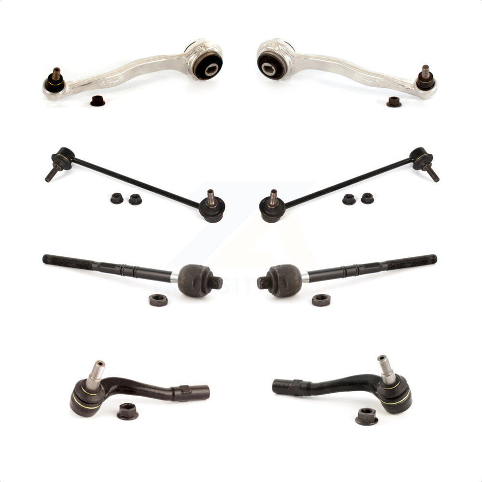 Front Suspension Control Arm And Ball Joint Assembly Steering Tie Rod End Stabilizer Link Kit (8Pc) For Mercedes-Benz C230 C240 C320 CLK350 C280 CLK320 CLK500 C350 CLK550 CLK55 AMG C32 C55 KTR-100510 by TOR