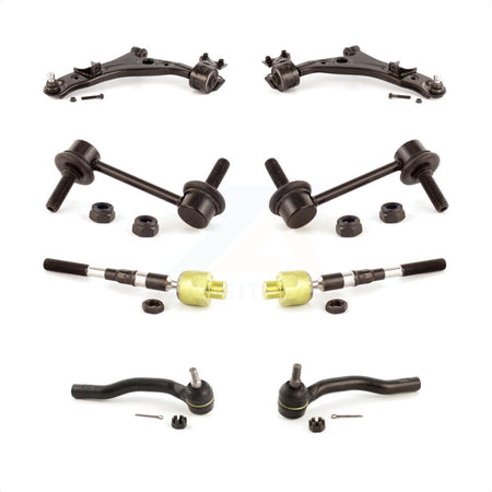 Front Suspension Control Arm And Ball Joint Assembly Steering Tie Rod End Stabilizer Bar Link Kit (8Pc) For Ford Edge Lincoln MKX KTR-100547 by TOR