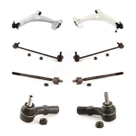 Front Suspension Control Arm And Ball Joint Assembly Steering Tie Rod End Stabilizer Bar Link Kit (8Pc) For Volkswagen CC Passat Tiguan KTR-100552 by TOR