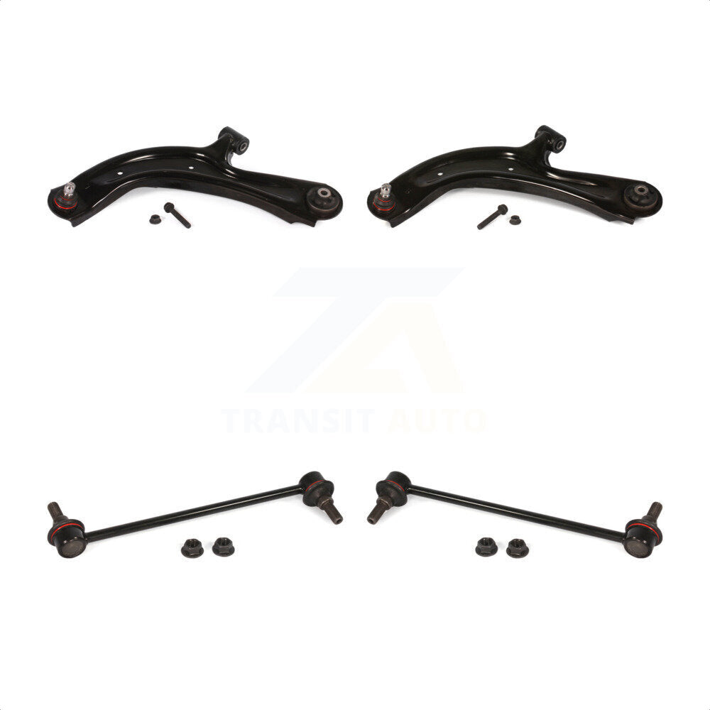 Front Suspension Control Arm And Ball Joint Assembly Stabilizer Bar Link Kit For Nissan Sentra NV200 Chevrolet City Express KTR-101632 by TOR