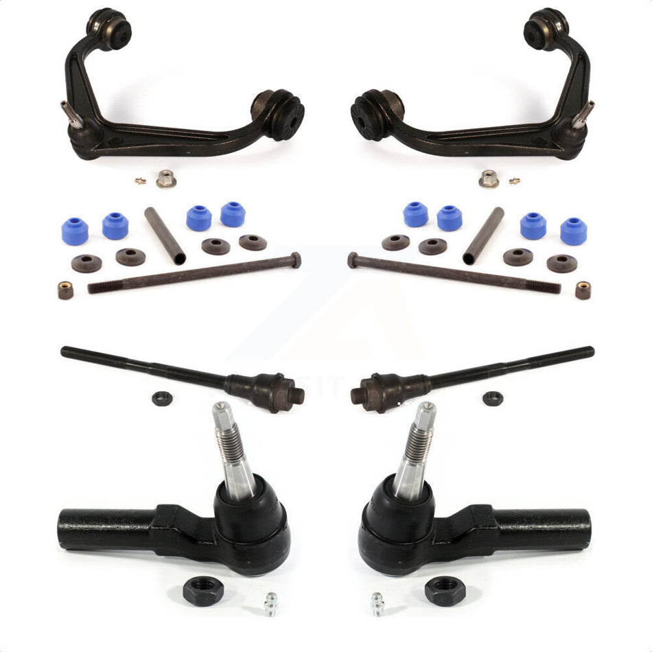 Front Suspension Control Arm And Ball Joint Assembly Steering Tie Rod End Stabilizer Bar Link Kit For Chevrolet Silverado 2500 HD GMC 3500 Sierra KTR-101691 by TOR