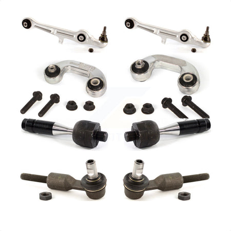 Front Suspension Control Arm And Ball Joint Assembly Steering Tie Rod End Stabilizer Bar Link Kit (8Pc) For 2002-2004 Audi A4 Quattro KTR-101704 by TOR