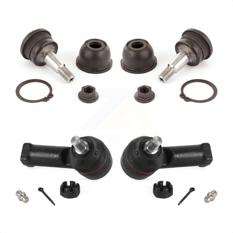 Front Suspension Ball Joint And Tie Rod End Kit For Mitsubishi Colt Plymouth Eclipse Eagle Talon Dodge Galant Laser Cordia Tredia Sigma Vista 2000 GTX KTR-102294 by TOR