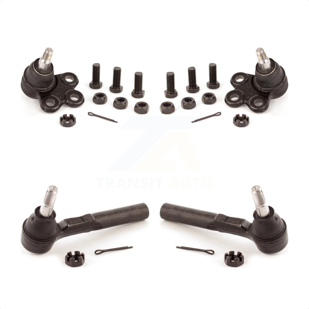 Front Suspension Ball Joint And Tie Rod End Kit For Buick Rendezvous Chevrolet Uplander Pontiac Aztek Montana Terraza Saturn Relay KTR-102343 by TOR