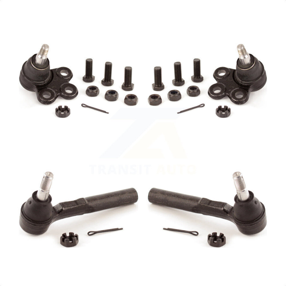 Front Suspension Ball Joint And Tie Rod End Kit For Buick Rendezvous Chevrolet Uplander Pontiac Aztek Montana Terraza Saturn Relay KTR-102343 by TOR