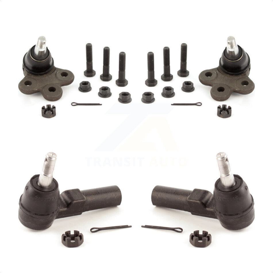 Front Suspension Ball Joint And Tie Rod End Kit For Buick LeSabre Cadillac DeVille Park Avenue Pontiac Bonneville Seville Oldsmobile Aurora Riviera KTR-102346 by TOR