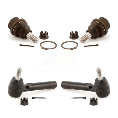 Front Suspension Ball Joint And Tie Rod End Kit For Chevrolet Silverado 1500 GMC Sierra Tahoe Suburban Yukon Cadillac XL Avalanche Escalade ESV EXT With Steel Control Arm KTR-102363 by TOR