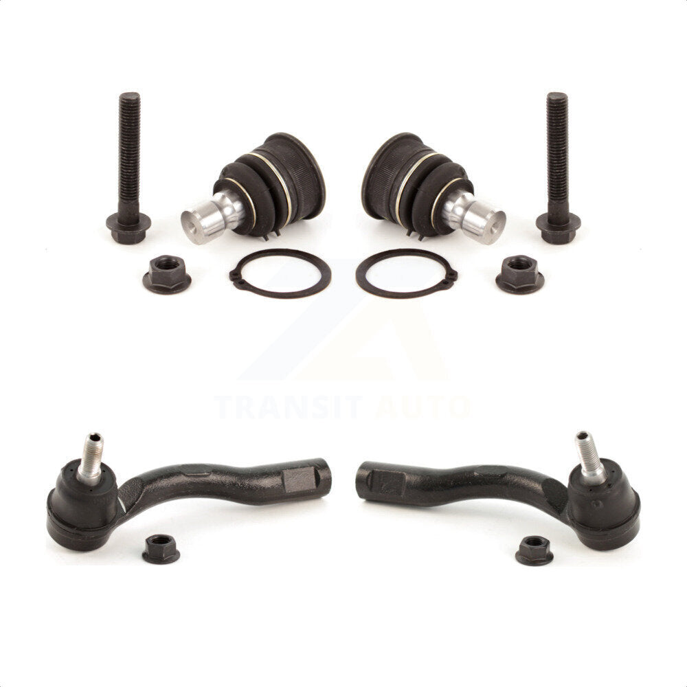 Front Suspension Ball Joint And Tie Rod End Kit For 2007-2012 Nissan Sentra KTR-102444 by TOR