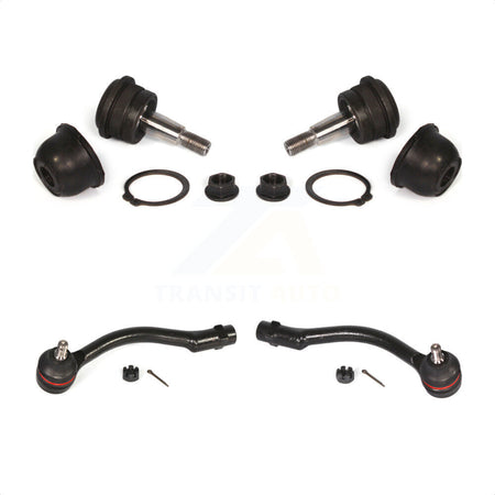 Front Suspension Ball Joint And Tie Rod End Kit For 2012-2015 Hyundai Accent Vehicles Manufactured in Korea KTR-102478 by TOR