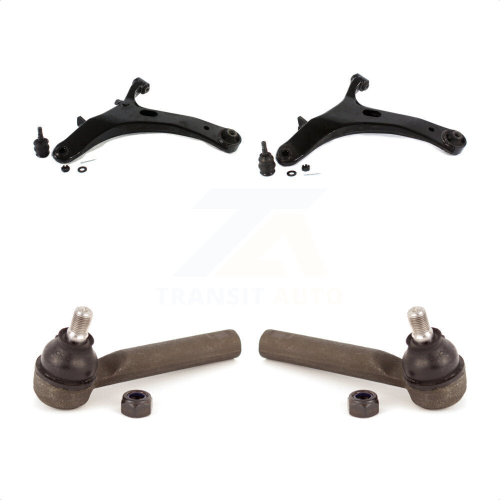 Front Suspension Control Arm And Tie Rod End Kit For Subaru Outback Legacy KTR-102553 by TOR