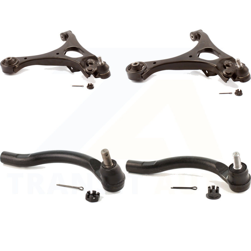 Front Suspension Control Arm Assembly And Tie Rod End Kit For 2006-2011 Honda Civic 1.3L 1.8L KTR-102645 by TOR