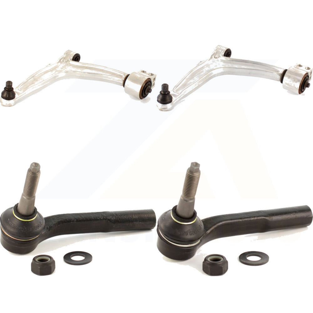 Front Suspension Control Arm Assembly And Tie Rod End Kit For Saab 9-3 9-3X KTR-102651 by TOR