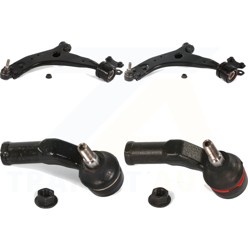 Front Suspension Control Arm Assembly And Tie Rod End Kit For Volvo S40 V50 C70 KTR-102657 by TOR