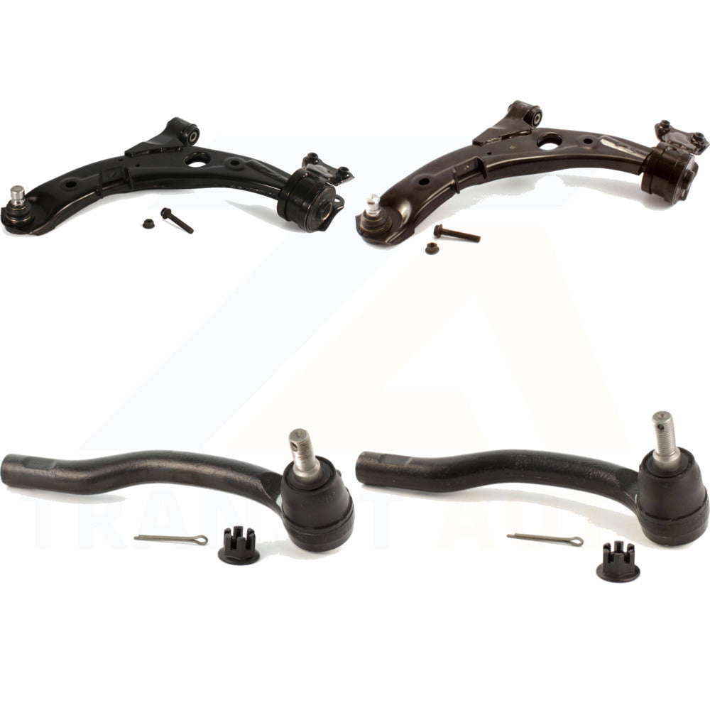 Front Suspension Control Arm Assembly And Tie Rod End Kit For 2007-2012 Mazda CX-7 KTR-102662 by TOR