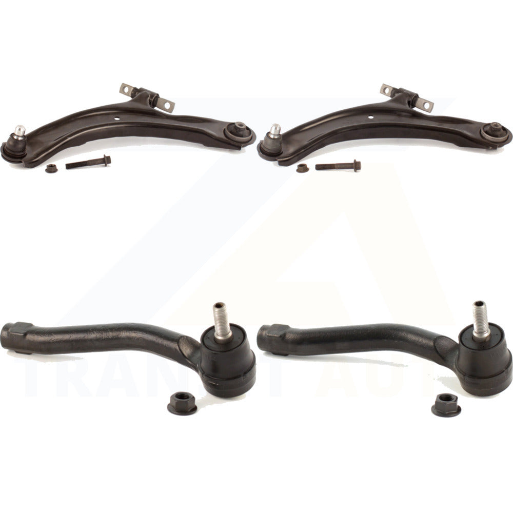 Front Suspension Control Arm Assembly And Tie Rod End Kit For Nissan Rogue Select KTR-102670 by TOR