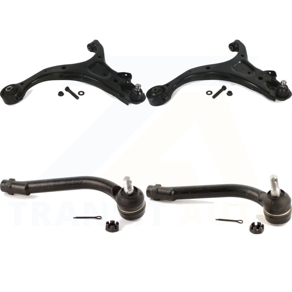 Front Suspension Control Arm Assembly And Tie Rod End Kit For Hyundai Santa Fe Kia Sorento KTR-102676 by TOR