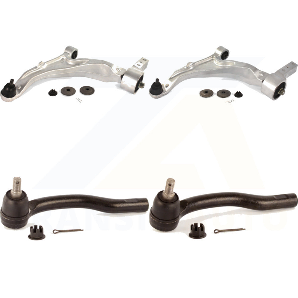 Front Suspension Control Arm Assembly And Tie Rod End Kit For Acura MDX ZDX KTR-102680 by TOR