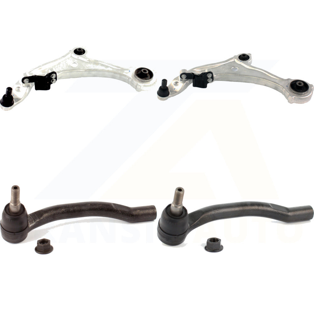 Front Suspension Control Arm Assembly And Tie Rod End Kit For Nissan Murano KTR-102685 by TOR