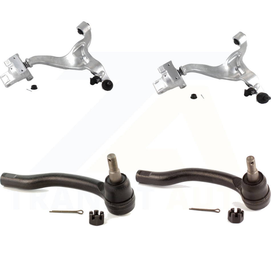 Front Suspension Control Arm Assembly And Tie Rod End Kit For INFINITI G35 KTR-102693 by TOR