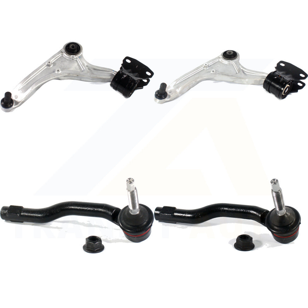 Front Suspension Control Arm Assembly And Tie Rod End Kit For 2013-2018 Ford Fusion Lincoln MKZ KTR-102699 by TOR