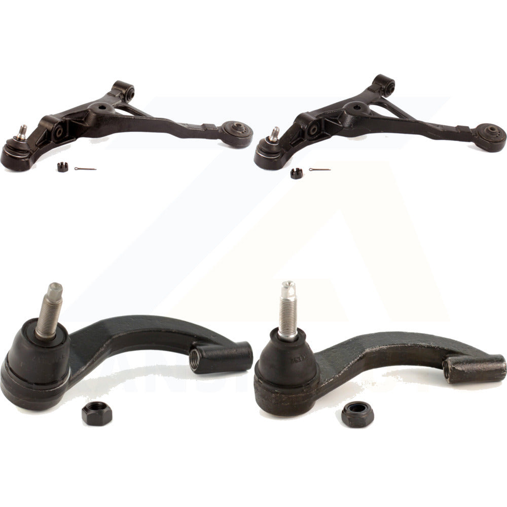 Front Suspension Control Arm Assembly And Tie Rod End Kit For Chrysler Sebring Dodge Stratus Cirrus Plymouth Breeze KTR-102705 by TOR