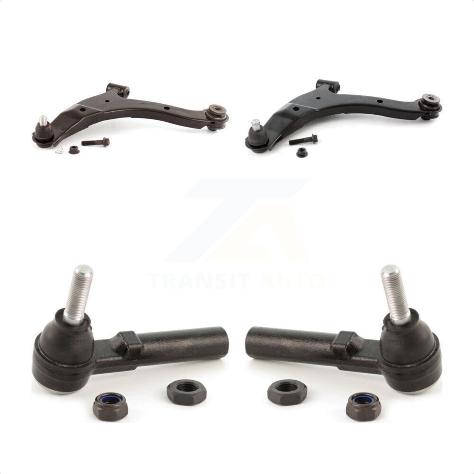 Front Suspension Control Arm Assembly And Tie Rod End Kit For Chrysler PT Cruiser Dodge Neon KTR-102715 by TOR