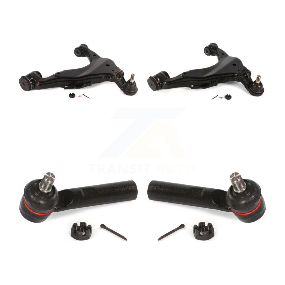 Front Suspension Control Arm Assembly And Tie Rod End Kit For Toyota 4Runner FJ Cruiser Lexus GX470 KTR-102716 by TOR