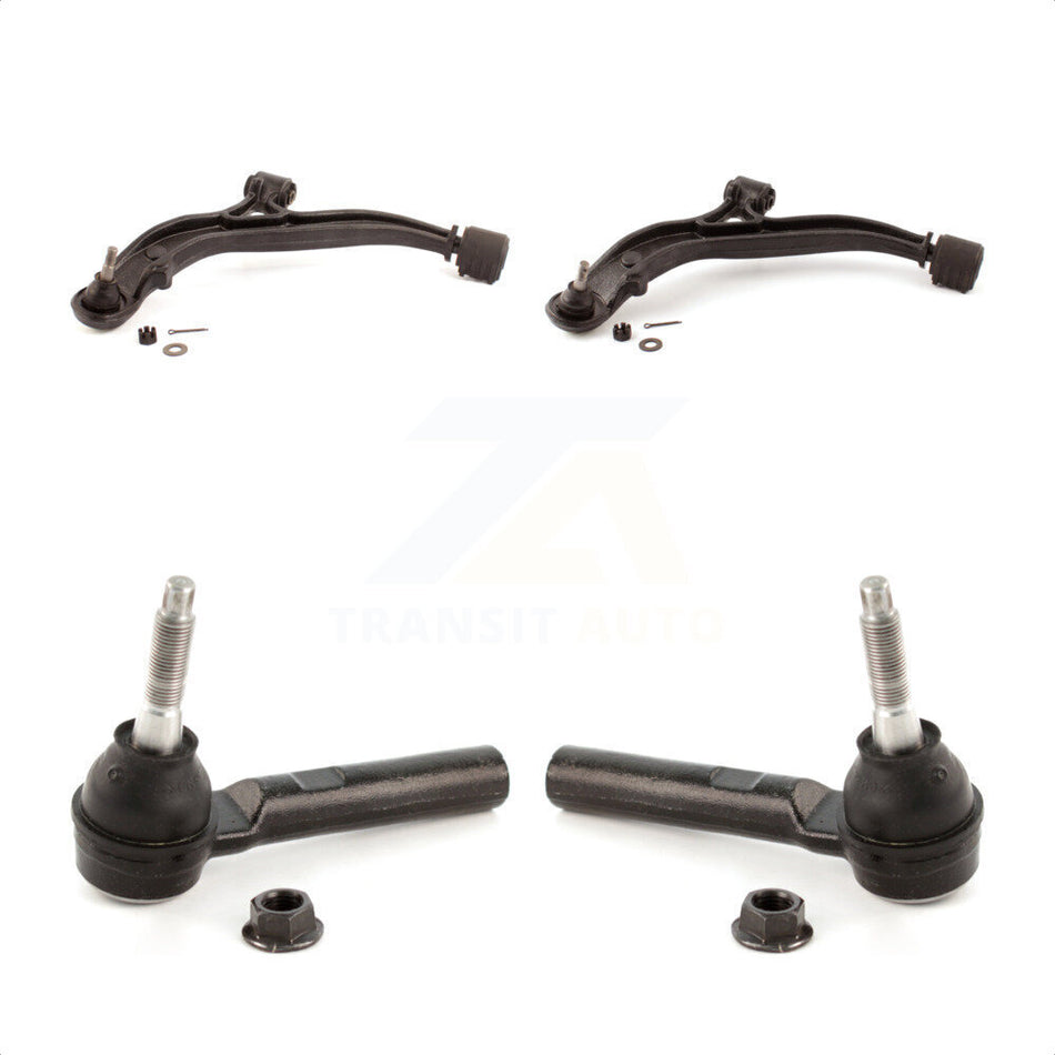 Front Suspension Control Arm Assembly And Tie Rod End Kit For 2005-2007 Dodge Grand Caravan Chrysler Town & Country KTR-102724 by TOR