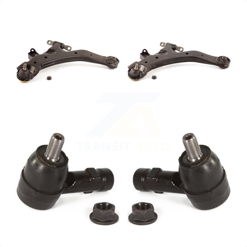 Front Suspension Control Arm Assembly And Tie Rod End Kit For 2001-2006 Hyundai Elantra KTR-102737 by TOR