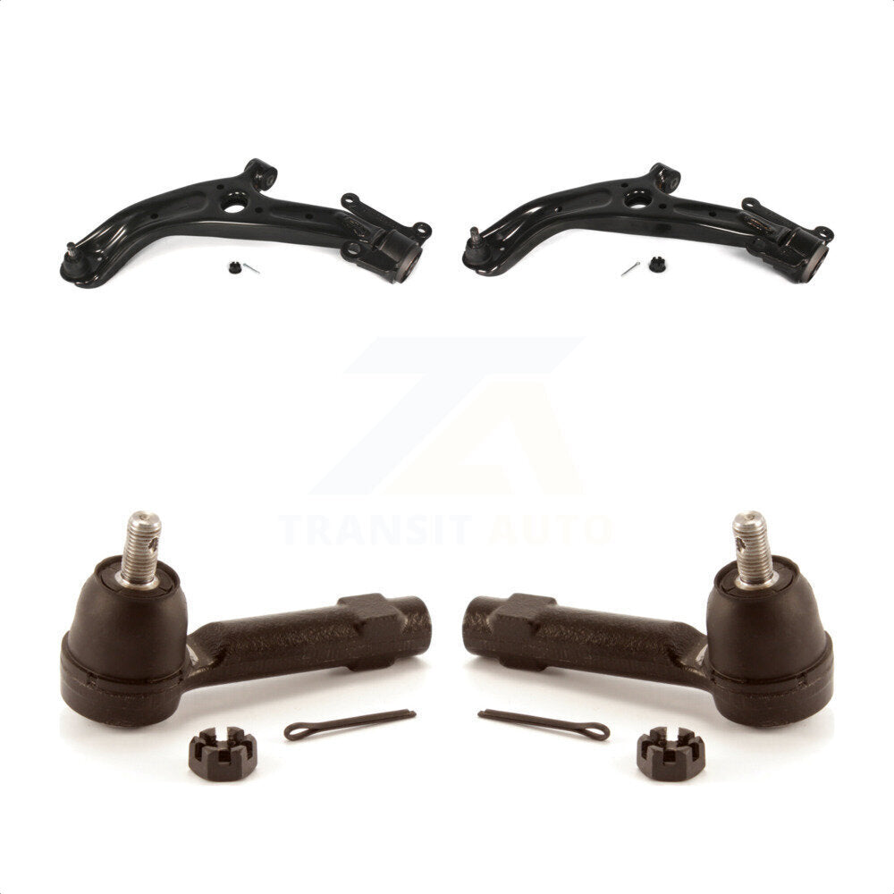 Front Suspension Control Arm Assembly And Tie Rod End Kit For 2007-2008 Honda Fit KTR-102755 by TOR