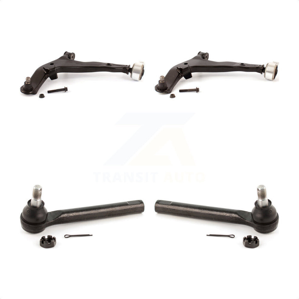 Front Suspension Control Arm Assembly And Tie Rod End Kit For 2003-2004 Nissan Murano KTR-102765 by TOR