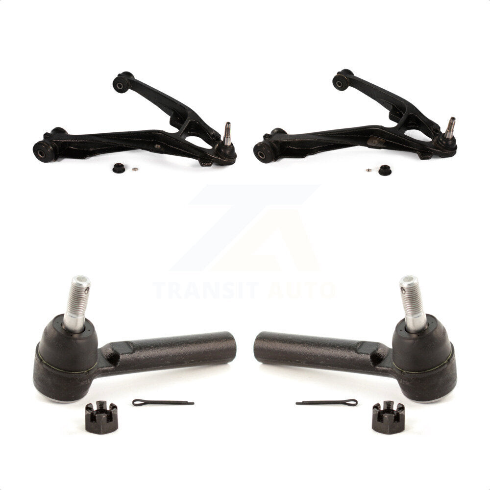 Front Suspension Control Arm Assembly And Tie Rod End Kit For Chevrolet Silverado 1500 GMC Sierra Tahoe Suburban Yukon Cadillac XL Avalanche Escalade ESV EXT KTR-102773 by TOR