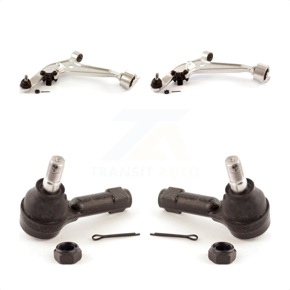 Front Suspension Control Arm Assembly And Tie Rod End Kit For 2005-2006 Nissan X-Trail KTR-102784 by TOR