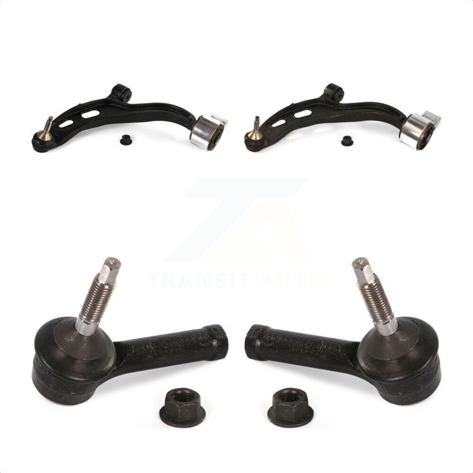 Front Suspension Control Arm Assembly And Tie Rod End Kit For Ford Police Interceptor Sedan Flex Lincoln MKT Special Service KTR-102793 by TOR