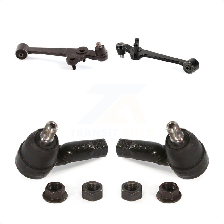 Front Suspension Control Arm Assembly And Tie Rod End Kit For 2003-2005 Kia Rio KTR-102810 by TOR