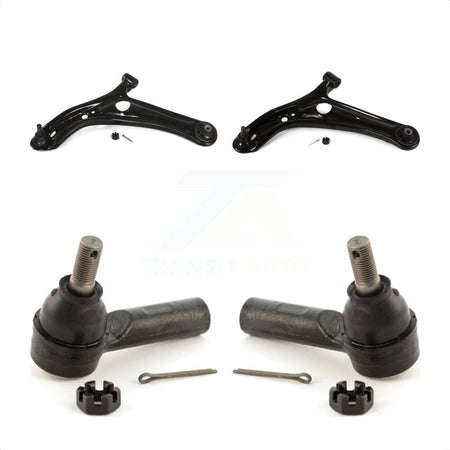 Front Suspension Control Arm Assembly And Tie Rod End Kit For 2004-2005 Toyota Echo Power steering system KTR-102811 by TOR