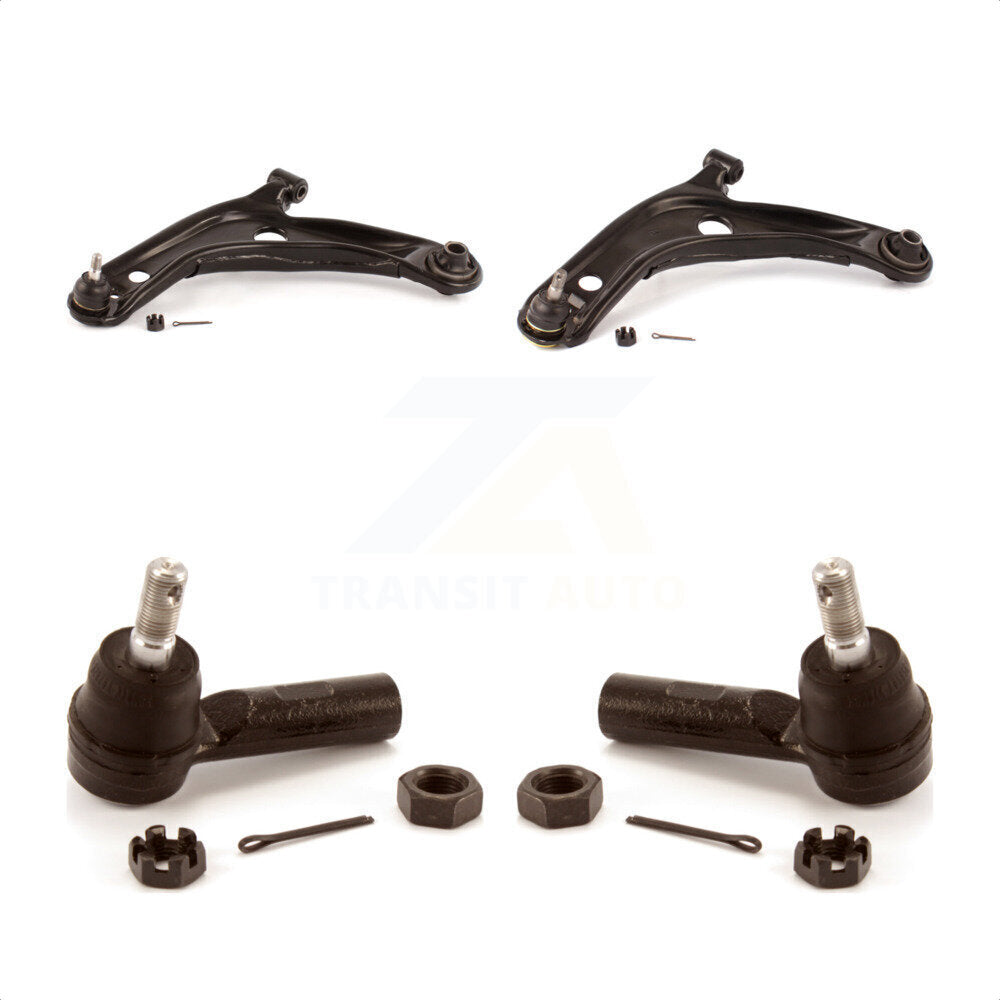 Front Suspension Control Arm Assembly And Tie Rod End Kit For Toyota Yaris Scion xD KTR-102886 by TOR