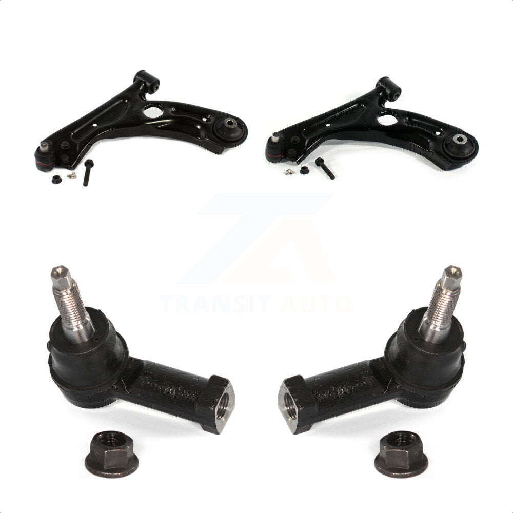 Front Suspension Control Arm Assembly And Tie Rod End Kit For 2012-2019 Chevrolet Sonic KTR-102910 by TOR