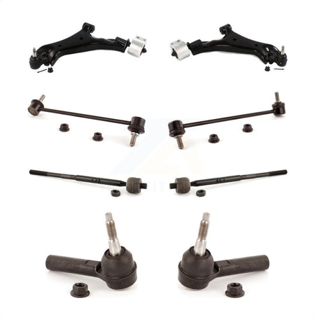 Front Suspension Control Arm And Ball Joint Assembly Steering Tie Rod End Stabilizer Bar Link Kit (8Pc) For 2010-2017 Chevrolet Equinox GMC Terrain 2.4L KTR-102969 by TOR